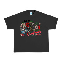 Pigment Black I Run Hot Cocoa And Christmas Cheer Urban Heavy Tee - CowhideDigitalArt