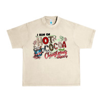 Sandshell I Run Hot Cocoa And Christmas Cheer Urban Heavy Tee - CowhideDigitalArt