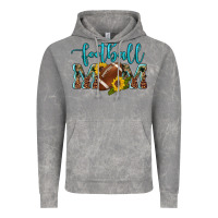 Cloud Rock western leopard camouflage sunflowers  glitter mom football Vintage Hoodie - Artiststas