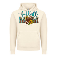 Vintage Artic western leopard camouflage sunflowers  glitter mom football Vintage Hoodie - Artiststas