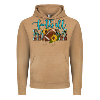 Vintage Camel western leopard camouflage sunflowers  glitter mom football Vintage Hoodie - Artiststas