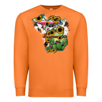 Carrot Cowhide Michigan map Premium Sweatshirt - RanaPortraitStore