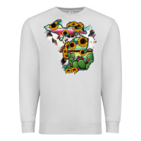 Dove Grey Cowhide Michigan map Premium Sweatshirt - RanaPortraitStore