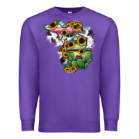 Purple Cowhide Michigan map Premium Sweatshirt - RanaPortraitStore