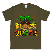 Army Green Little black queen Classic Tee - FaDigitalArtStudio