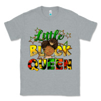 Heather Grey Little black queen Classic Tee - FaDigitalArtStudio