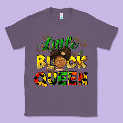 Little Black Queen Classic Tee Designed By Fadigitalartstudio