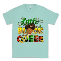 Seafoam Little black queen Classic Tee - FaDigitalArtStudio