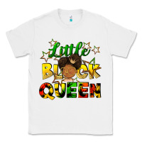 White Little black queen Classic Tee - FaDigitalArtStudio