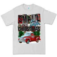 Dove Grey Small Town Christmas Premium Tee - FaDigitalArtStudio