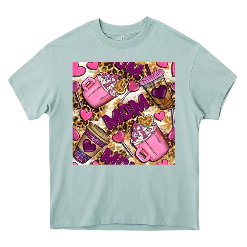 Mom Coffee Cups With Leopard Seamless Pattern Bbs Heavy Core Tee by BundleAndBundleShop | Teevron
