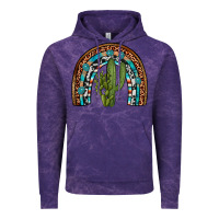 Cloud Purple revize cactus gemstone rainbow Vintage Hoodie - Artiststas