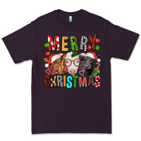Plum Merry christmas calfs Premium Tee - FaDigitalArtStudio