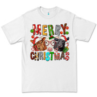 White Merry christmas calfs Premium Tee - FaDigitalArtStudio