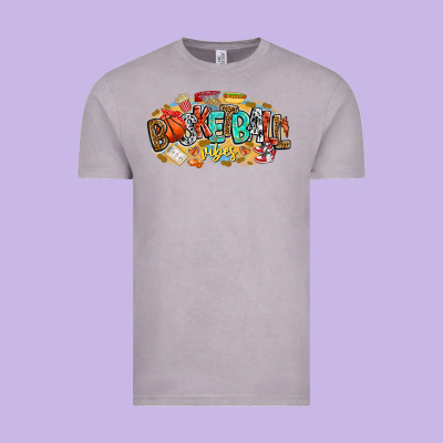 Basketball Vibes Vintage Tee Designed By Cowhidedigitalart