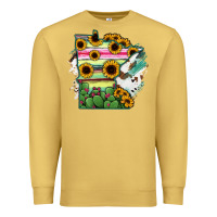 Antique Gold Minnesota State Map Premium Sweatshirt - RanaPortraitStore