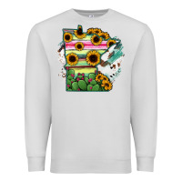 Dove Grey Minnesota State Map Premium Sweatshirt - RanaPortraitStore
