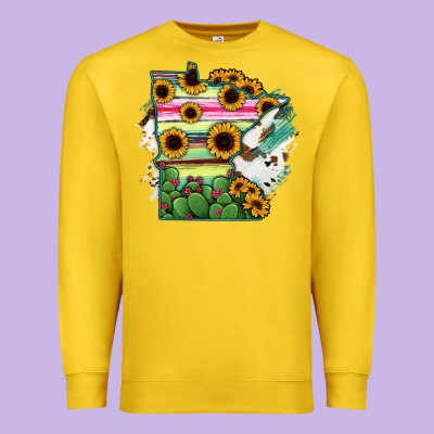 Minnesota State Map Premium Sweatshirt Designed By Ranaportraitstore