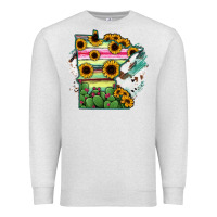 Oatmeal Heather Minnesota State Map Premium Sweatshirt - RanaPortraitStore
