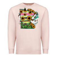 Pale Pink Minnesota State Map Premium Sweatshirt - RanaPortraitStore