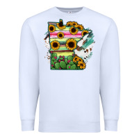 White Minnesota State Map Premium Sweatshirt - RanaPortraitStore
