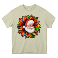 Mossy santa claus with sunflower christmas bbs Heavy Core Tee - BundleAndBundleShop