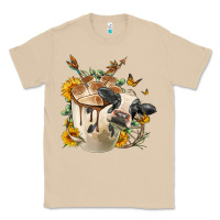 Mushroom Black And White Cow Coffee cup Classic Tee - FaDigitalArtStudio