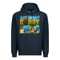 Navy daddy bear native Premium Hoodie - BarkalooDesign