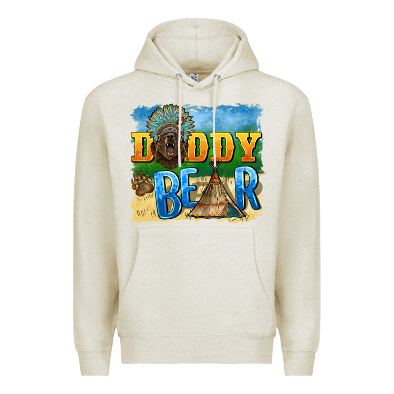 Daddy Bear Native Premium Hoodie by BarkalooDesign | Teevron