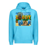 Ocean Blue daddy bear native Premium Hoodie - BarkalooDesign