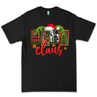 Black Christmas mama Claus Premium Tee - FaDigitalArtStudio