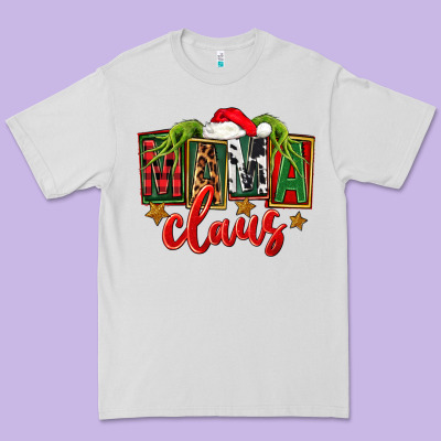 Christmas Mama Claus Premium Tee Designed By Fadigitalartstudio
