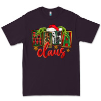 Plum Christmas mama Claus Premium Tee - FaDigitalArtStudio
