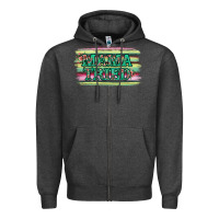 Charcoal Heather Floral Mama Tried Zipper Hoodie - Jasminsmagicworld