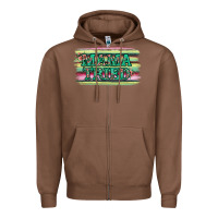 Chestnut Floral Mama Tried Zipper Hoodie - Jasminsmagicworld
