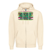 Sandshell Floral Mama Tried Zipper Hoodie - Jasminsmagicworld