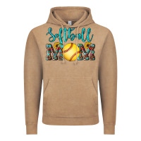 Vintage Coffee western leopard  sunflowers glitter mom softball Vintage Hoodie - Artiststas
