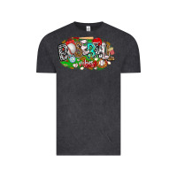 Vintage Black baseball vibes Vintage Tee - CowhideDigitalArt