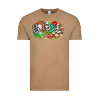 Vintage Coffee baseball vibes Vintage Tee - CowhideDigitalArt