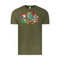 Vintage Olive baseball vibes Vintage Tee - CowhideDigitalArt