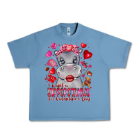Pebble Blue i want hippopotamus for valentines day Urban Heavy Tee - CowhideDigitalArt