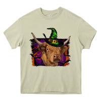 Mossy highland cow halloween Heavy Core Tee - RanaPortraitStore