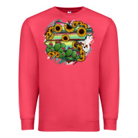 Cardinal Guanajuato sunflower serape map Premium Sweatshirt - RanaPortraitStore