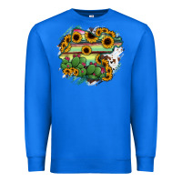 True Royal Guanajuato sunflower serape map Premium Sweatshirt - RanaPortraitStore