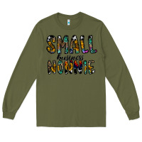 Army Green small business nannie Long Sleeve Tee - CowhideDigitalArt