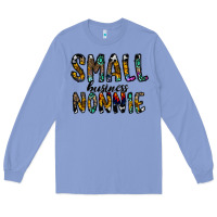 Colony Blue small business nannie Long Sleeve Tee - CowhideDigitalArt