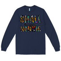 Navy small business nannie Long Sleeve Tee - CowhideDigitalArt