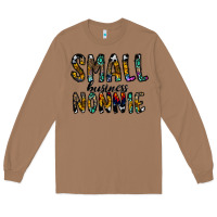 Toasted Coconut small business nannie Long Sleeve Tee - CowhideDigitalArt