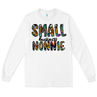 White small business nannie Long Sleeve Tee - CowhideDigitalArt
