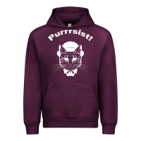 Mauve Wine Purrrsist Urban Hoodie - Bettercallsaul